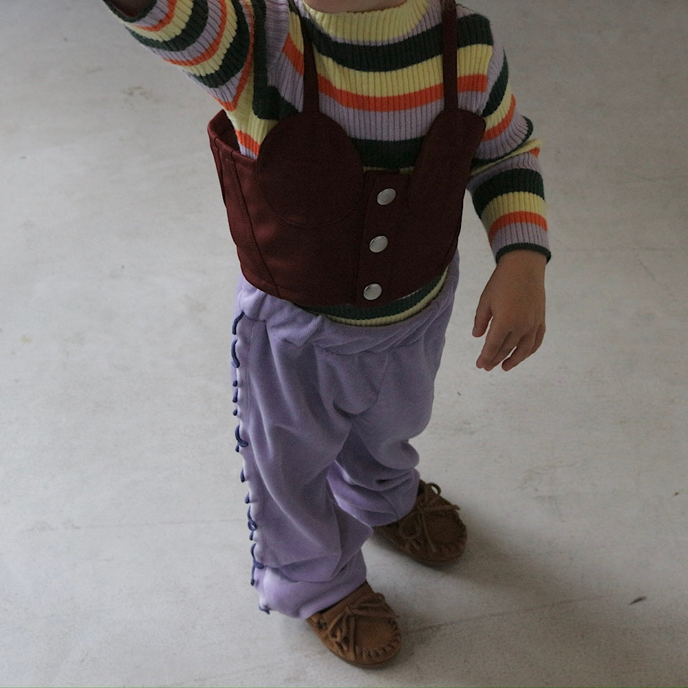 VELOUR STRAIGHT PANTS