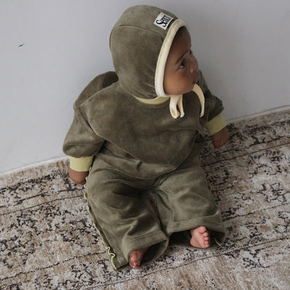 VELOUR STRAIGHT PANTS