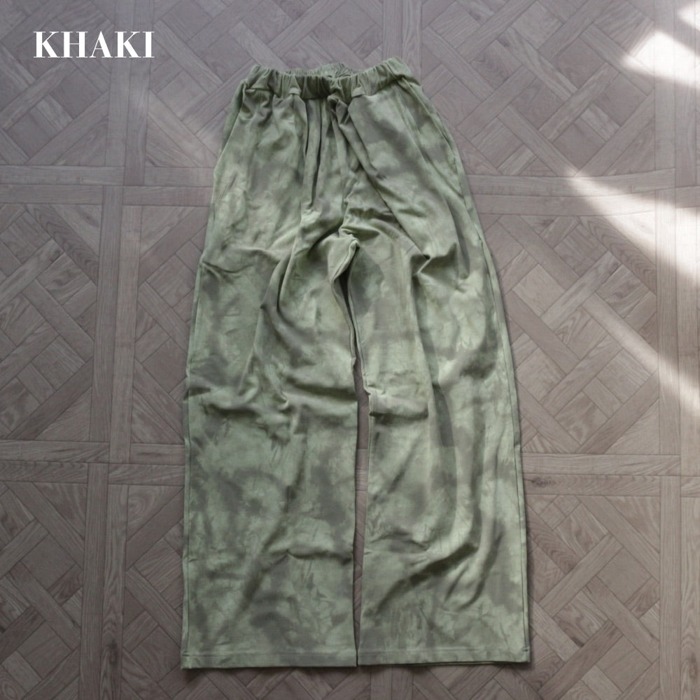 【 ladies series 】TIEDYE TUCKED PANTS