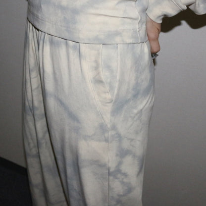 【 ladies series 】TIEDYE TUCKED PANTS