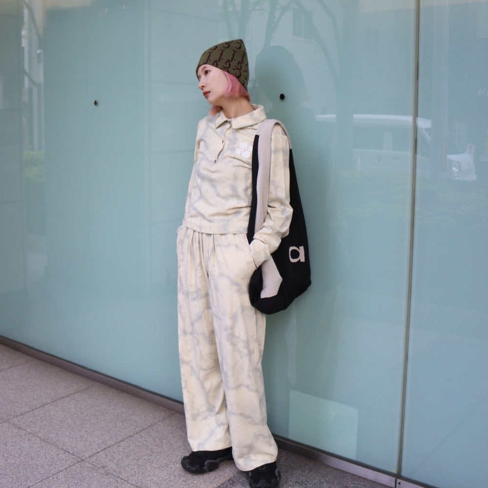 【 ladies series 】TIEDYE TUCKED PANTS