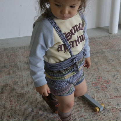 MIXED BORDER KNIT BLOOMERS