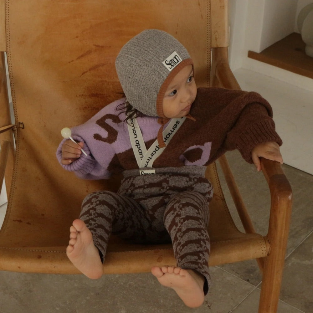 PATTERN JAGGARD SUSPENDER LEGGINS