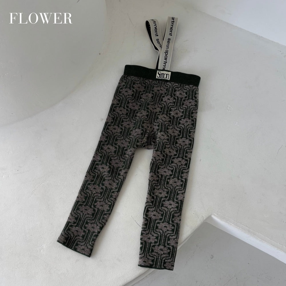 PATTERN JAGGARD SUSPENDER LEGGINS – Frö