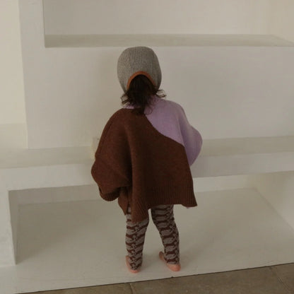 PATTERN JAGGARD SUSPENDER LEGGINS