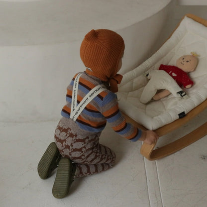 PATTERN JAGGARD SUSPENDER LEGGINS