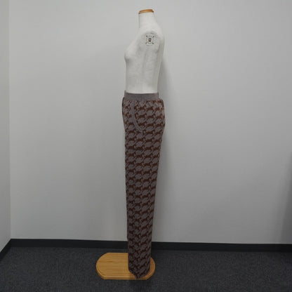 【ladies series】PATTERN JAGGARD KNIT PANTS