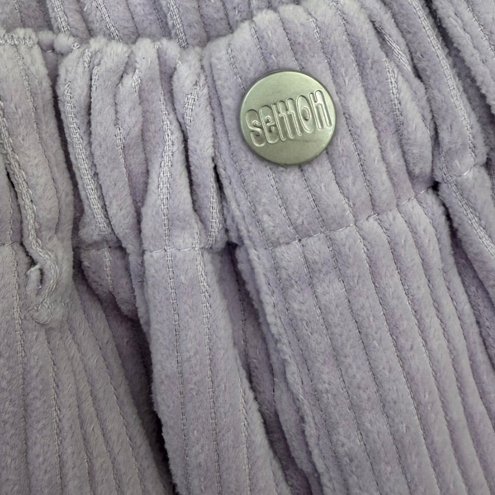 CORDUROY FRINGE FLARE PANTS