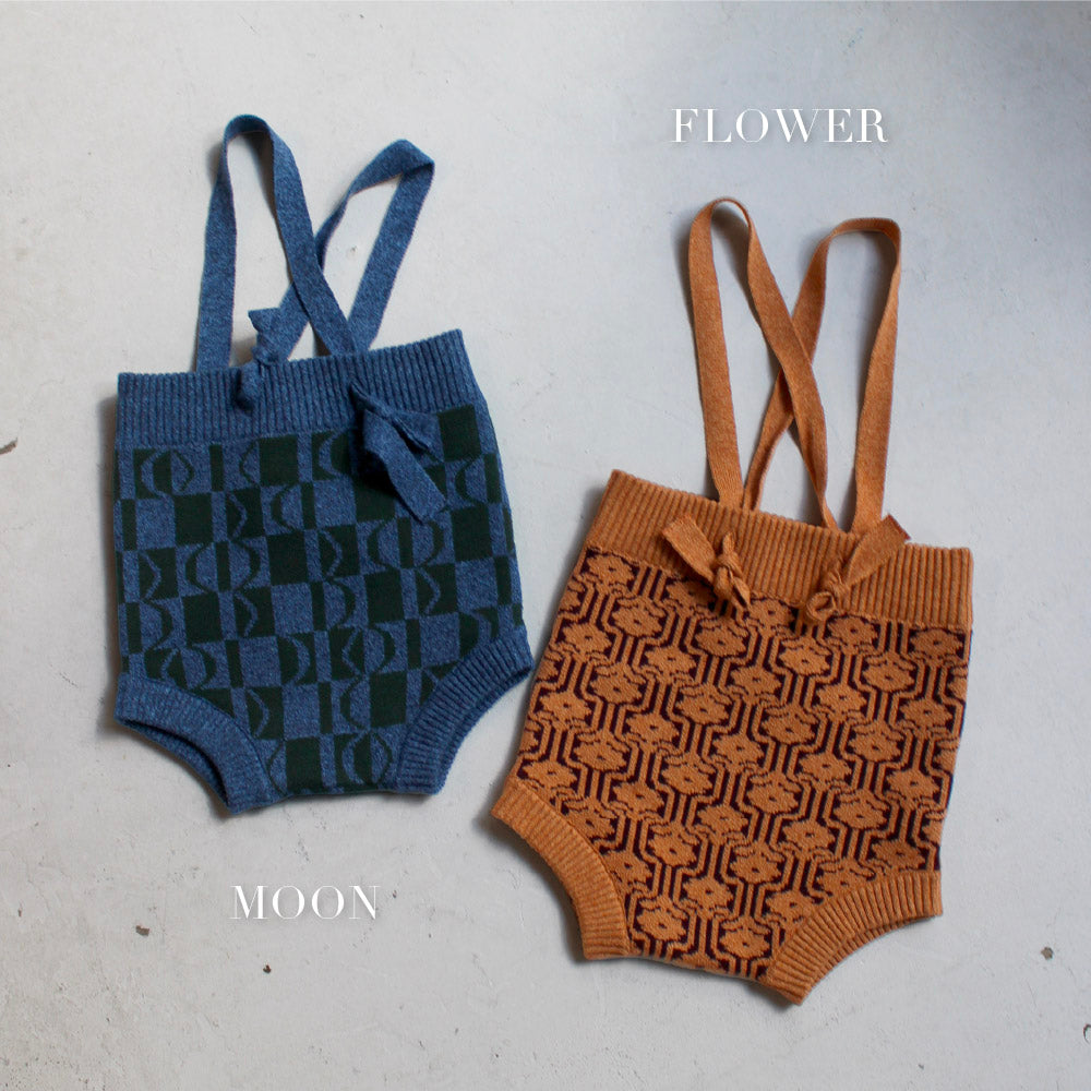 PATTERN COTTON KNIT BLOOMERS