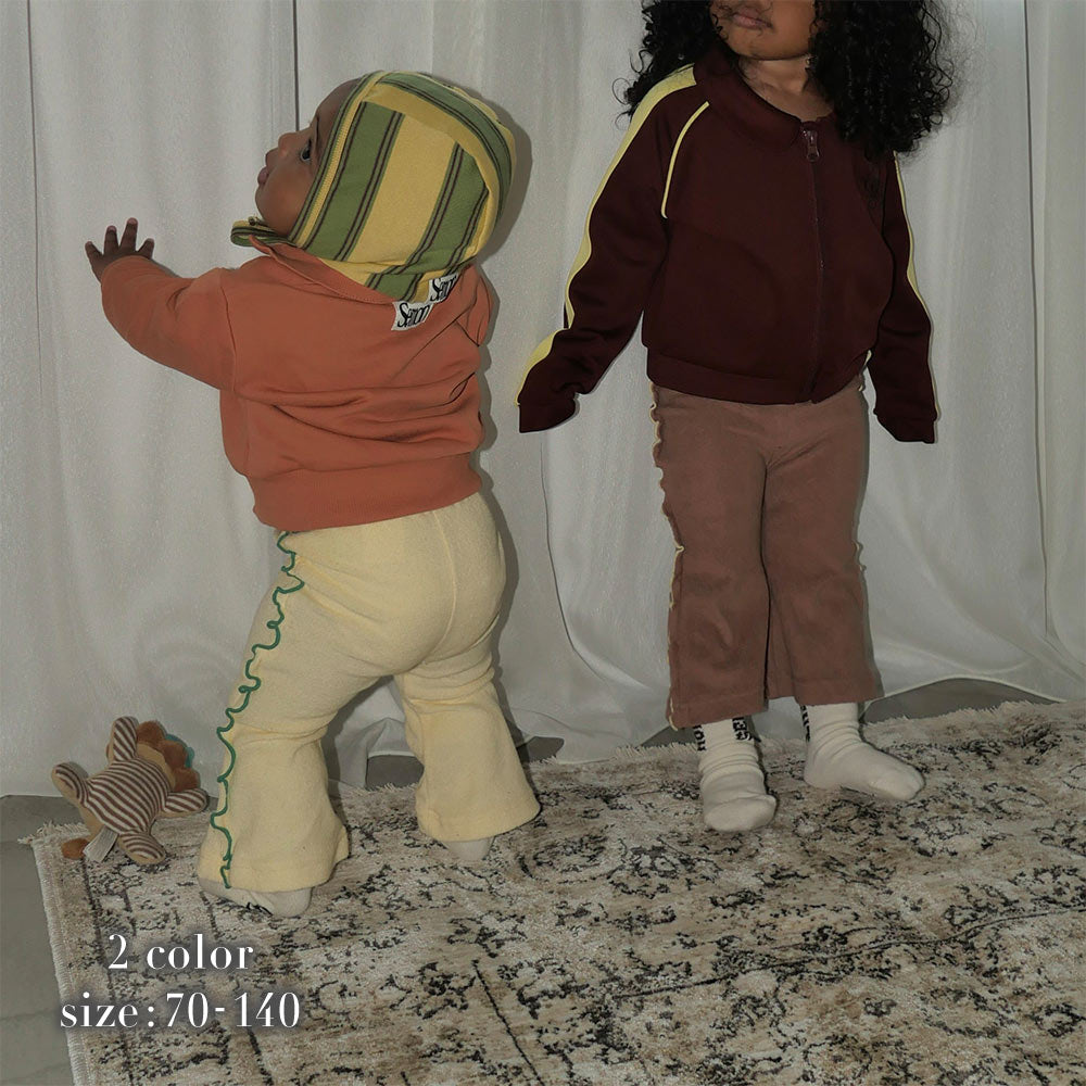 PILE MELLOW FLARE PANTS