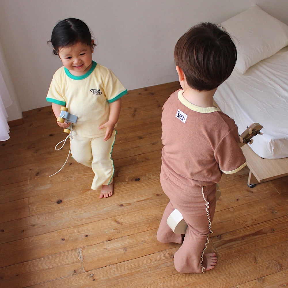 PILE MELLOW FLARE PANTS