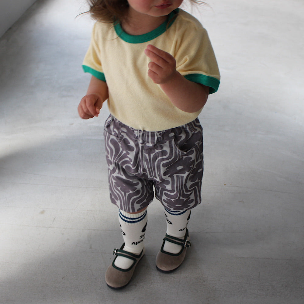 STRETCH RAYON HALF PANTS
