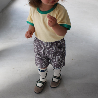 STRETCH RAYON HALF PANTS