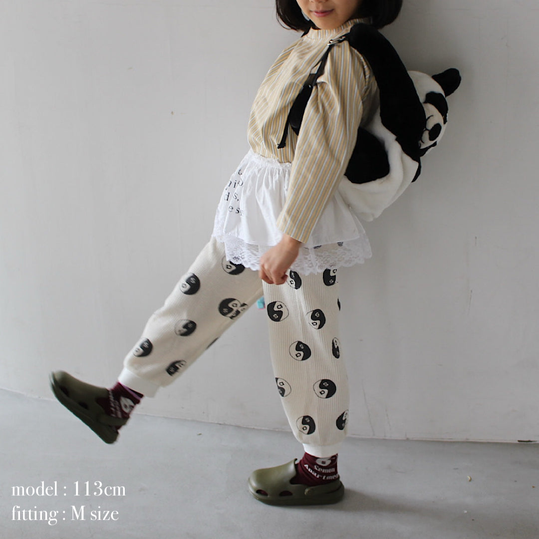 WAFFLE PRINT JOGGER PANTS