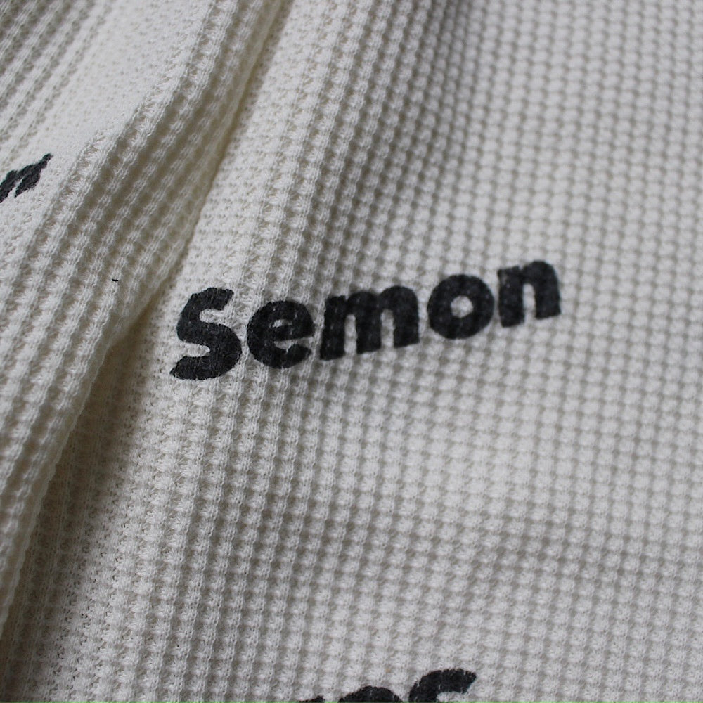 WAFFLE PRINT JOGGER PANTS