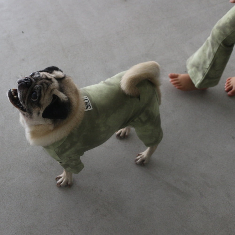 DOG TIEDYE ROMPERS