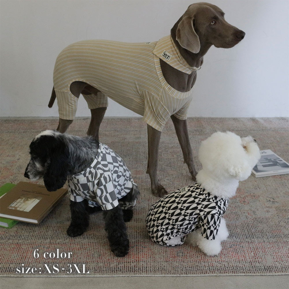 PATTERN DOG ROMPERS
