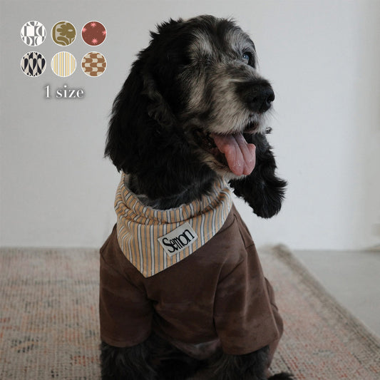 PATTERN DOG SCARF