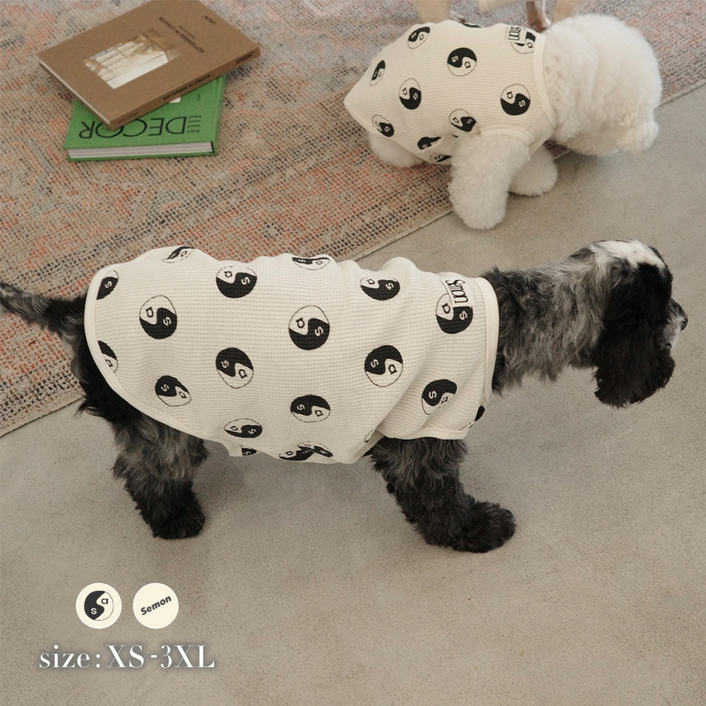 WAFFLE PRINT DOG WEAR