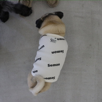 WAFFLE PRINT DOG WEAR