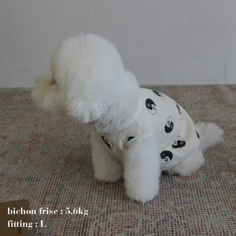 WAFFLE PRINT DOG WEAR