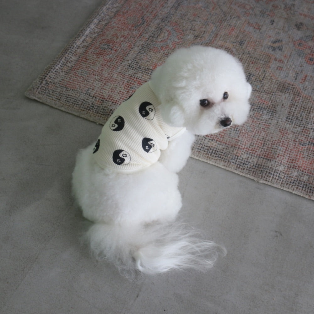 WAFFLE PRINT DOG WEAR