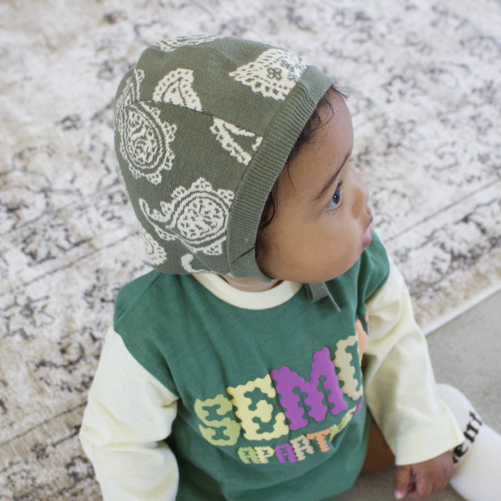 26SS PATTERN JAGGARD BONNET