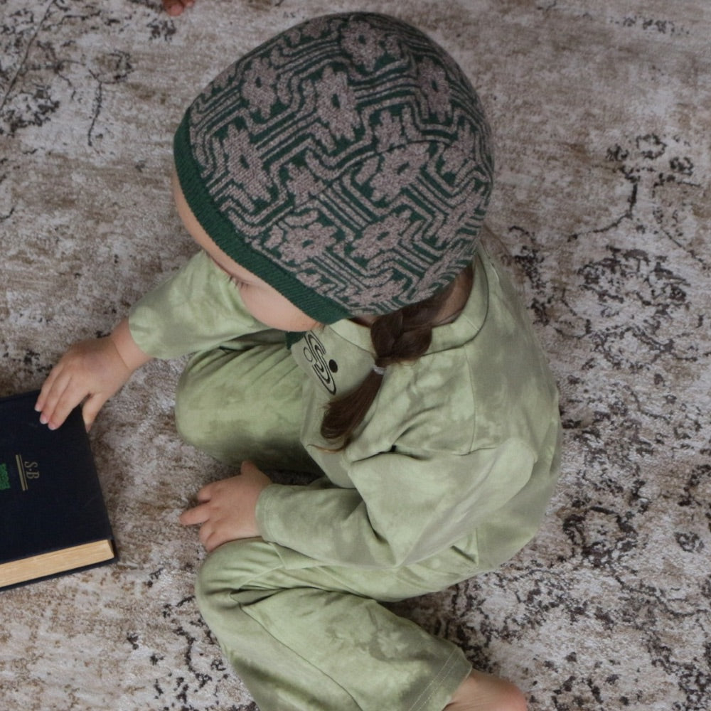 PATTERN JAGGARD BONNET