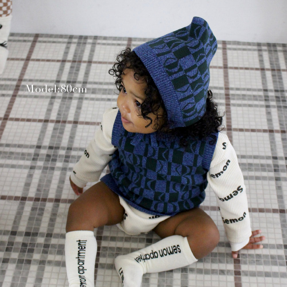 PATTERN KNIT BONNET