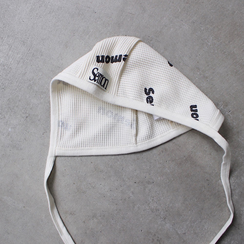 WAFFLE PRINT BONNET