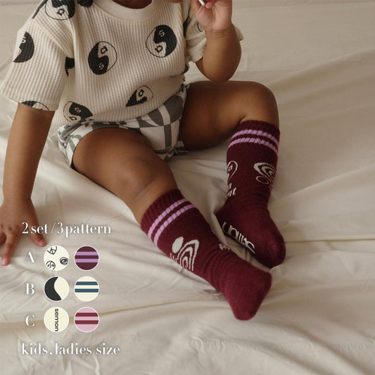 2set high socks
