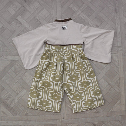 【ご注文から2週間以内でお届け】PATTERN HAKAMA ROMPERS