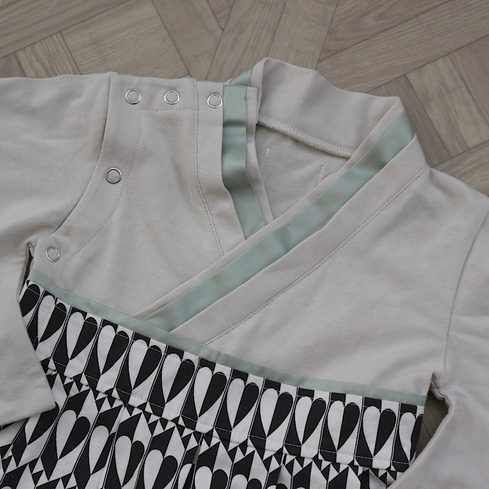 【ご注文から2週間以内でお届け】PATTERN HAKAMA ROMPERS