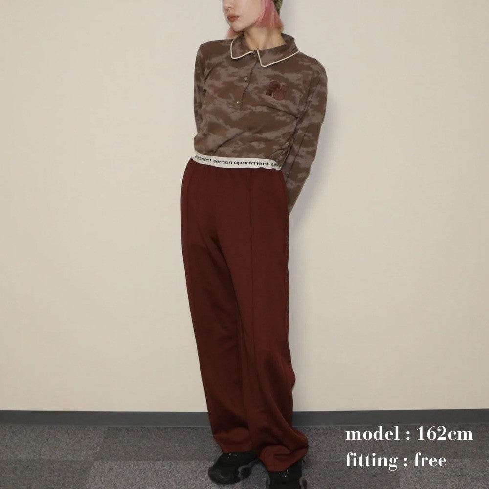 【ladies series】JERSEY SLACKS PANTS