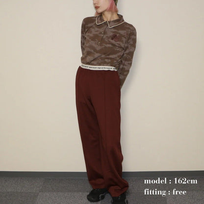 【 ladies series 】JERSEY SLACKS PANTS