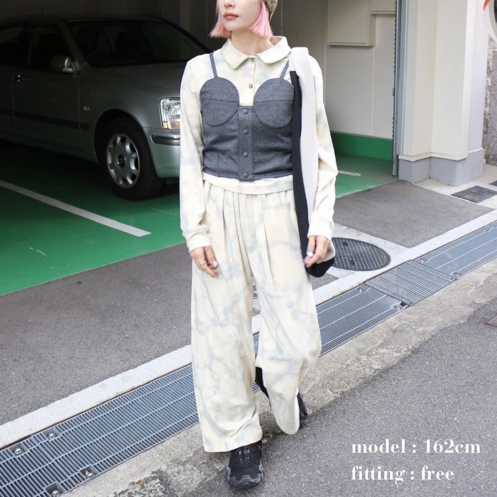 【 ladies series 】JERSEY BUSTIER