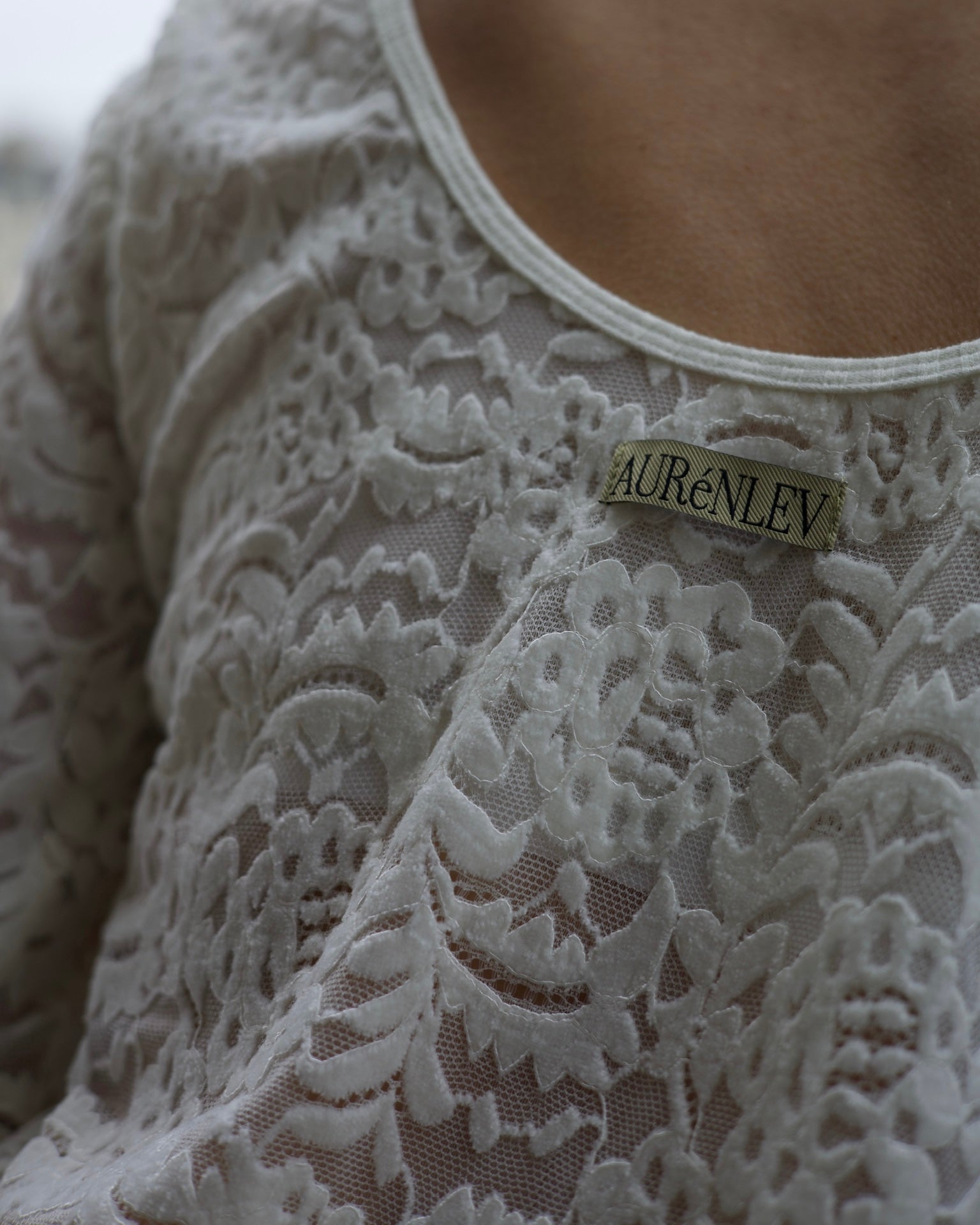 Velour Lace Bodysuit Top