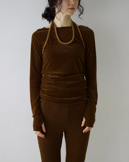 Velour 2-way Tops