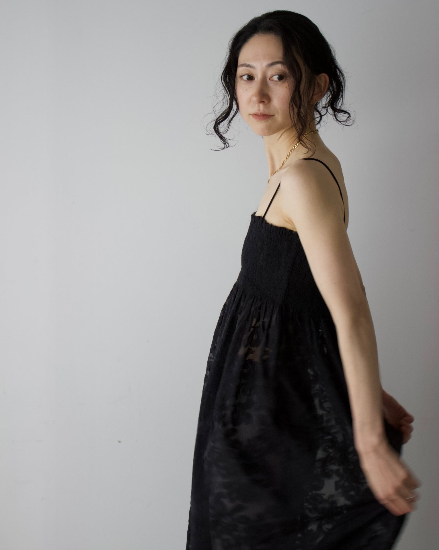 Pixel Lace Camisole Dress