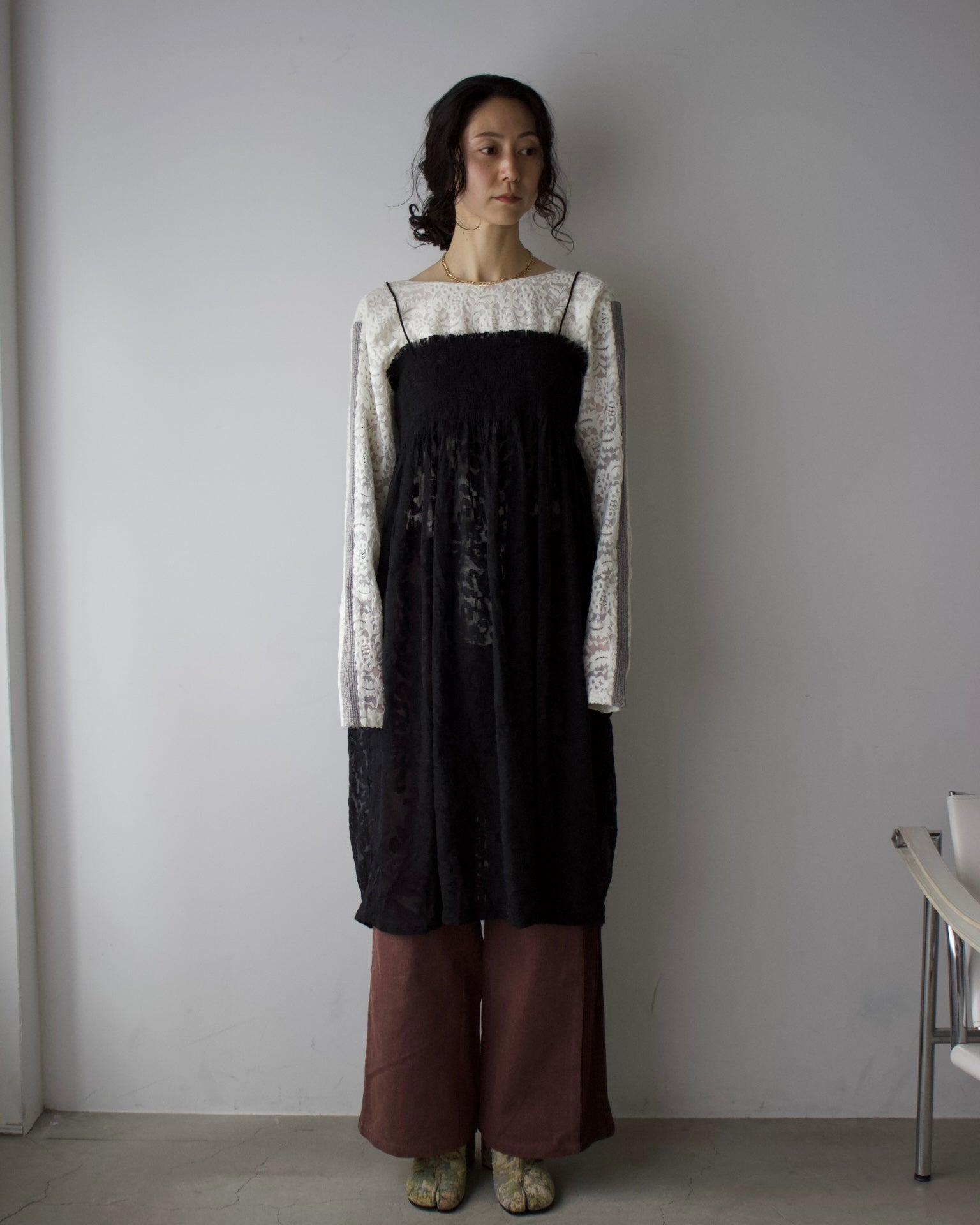 Pixel Lace Camisole Dress