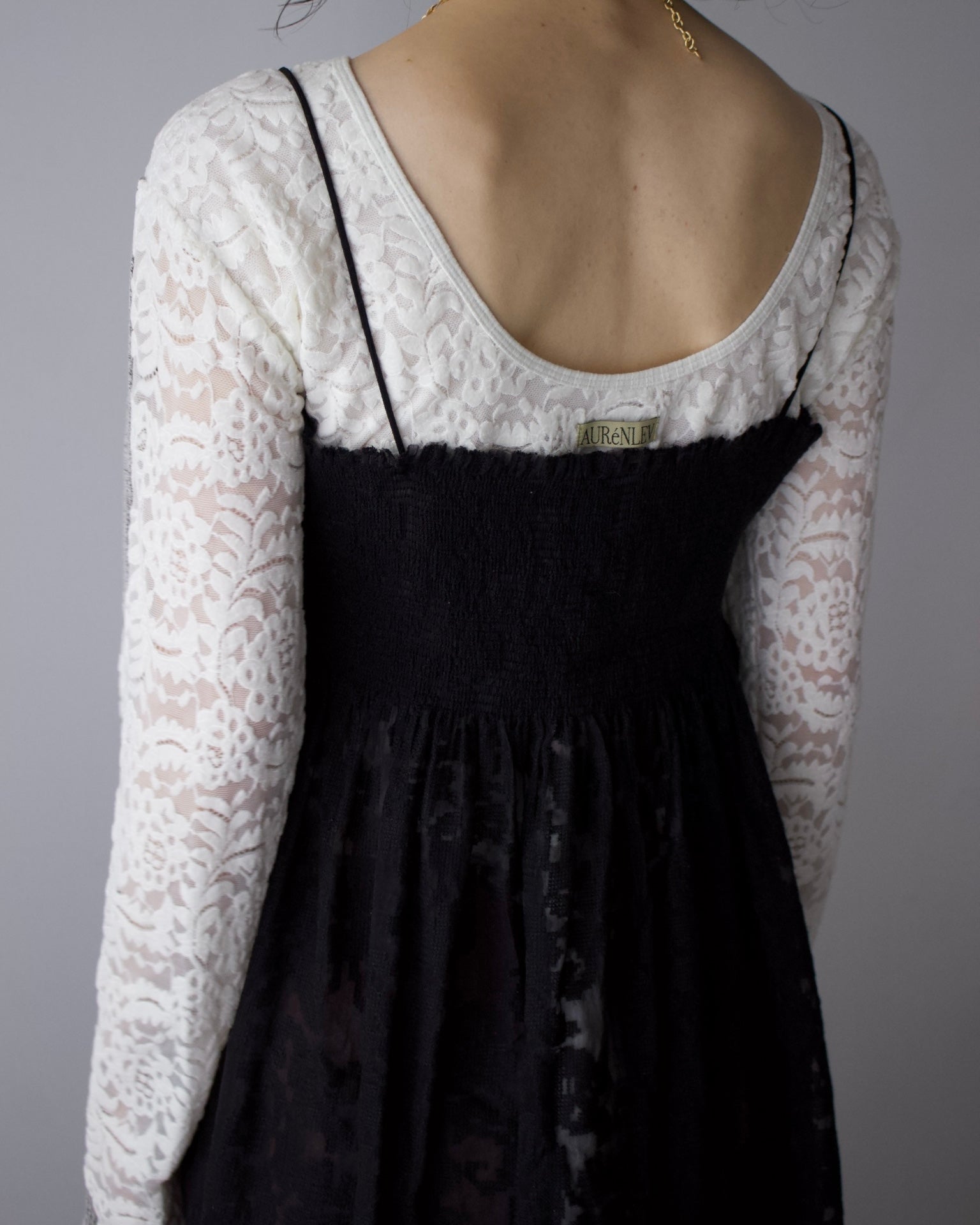 Pixel Lace Camisole Dress