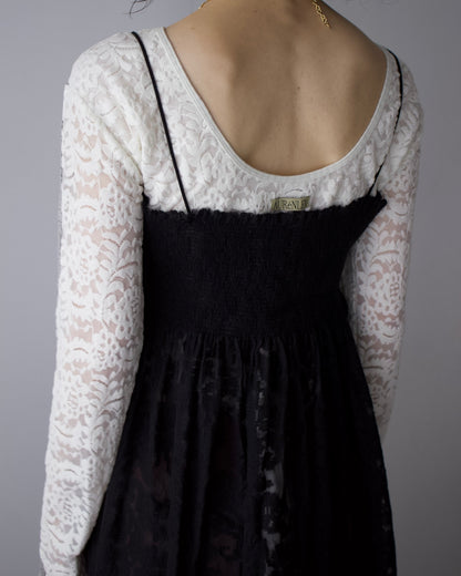 Pixel Lace Camisole Dress