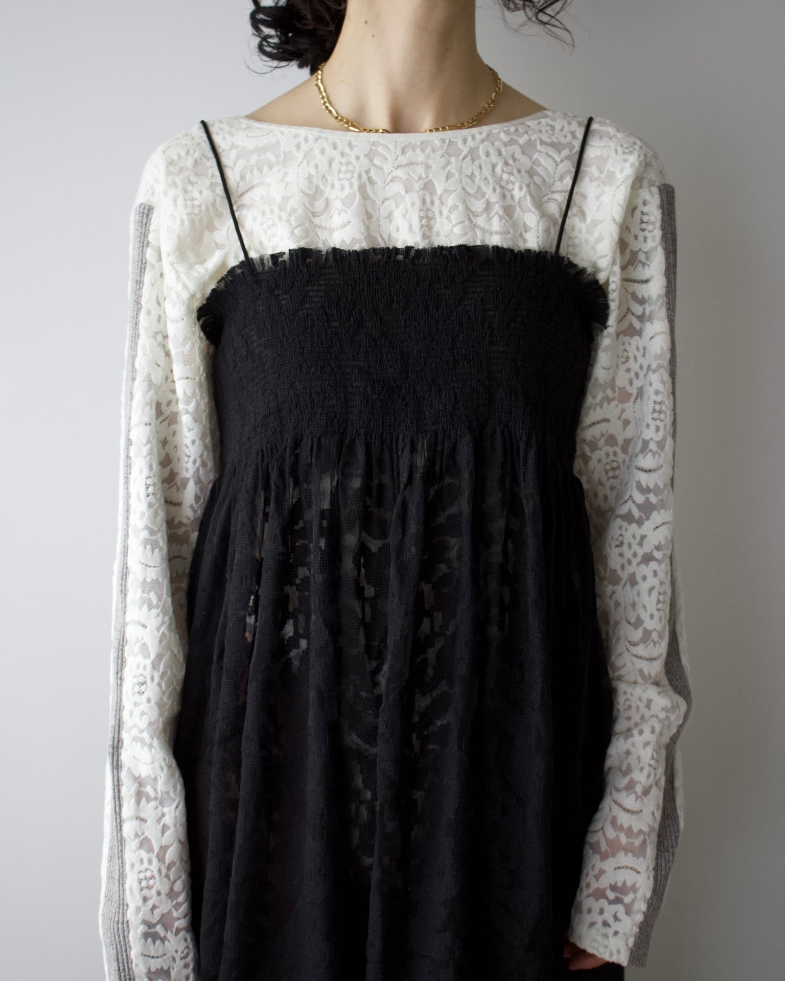 Pixel Lace Camisole Dress