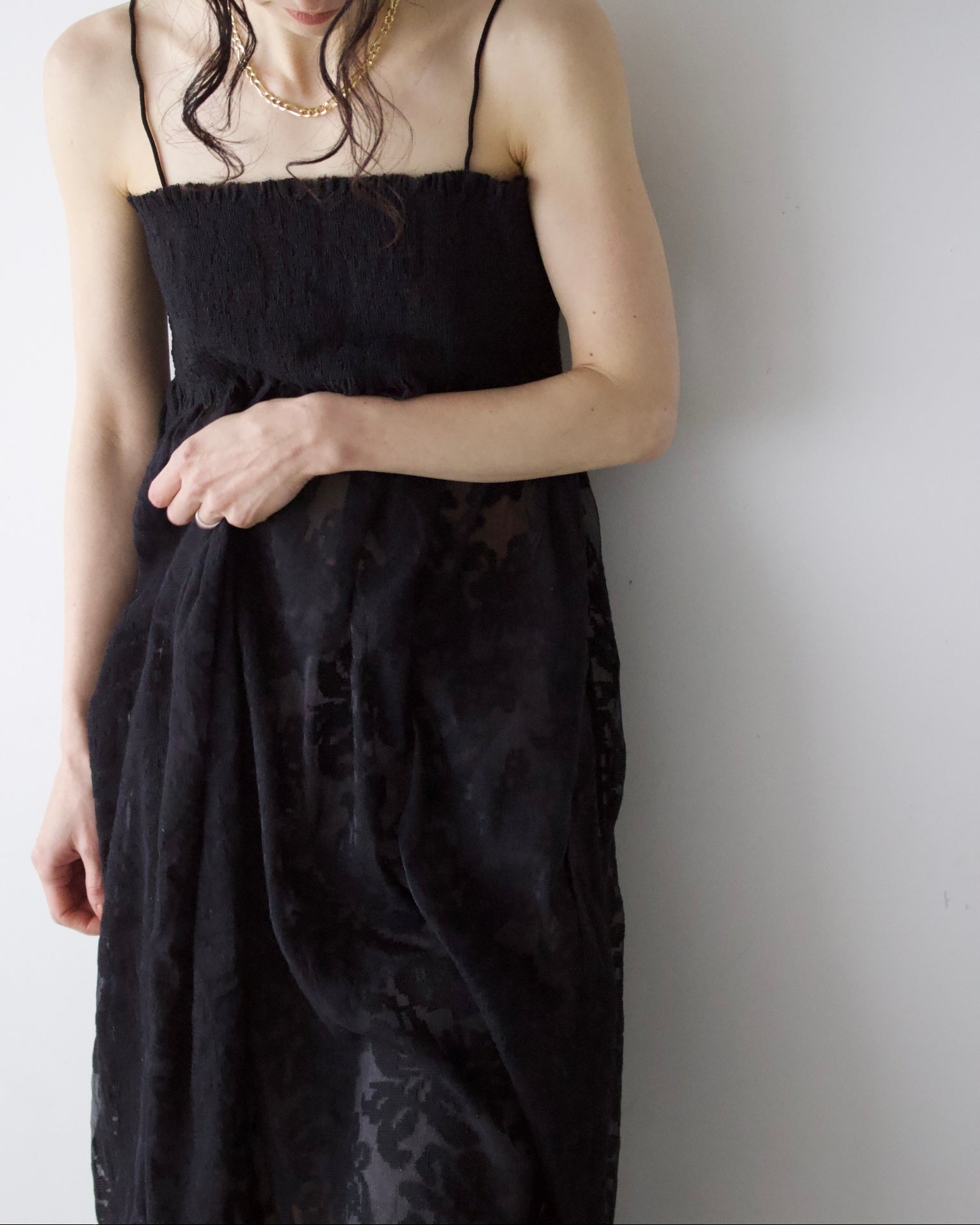 Pixel Lace Camisole Dress