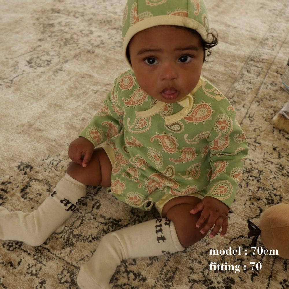 26SS NEW PATTERN HALF ROMPERS