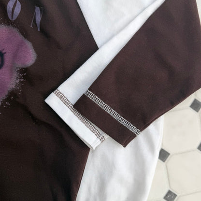 PRINTED RAGLAN ROMPERS