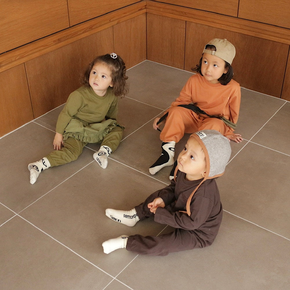 3SET SIMPLE LONG TSHIRT