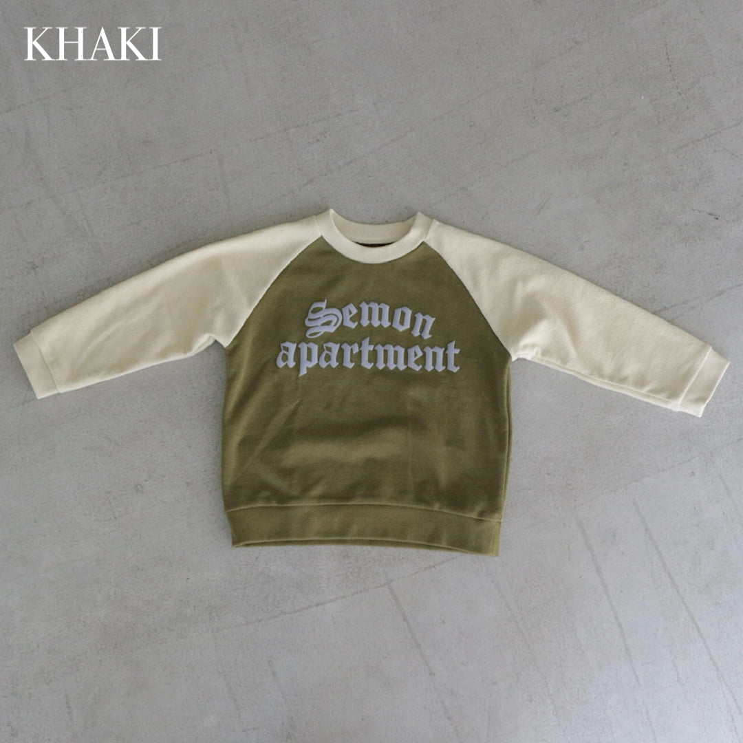 LOOPBACK RAGLAN LONG SLEEVE TOPS