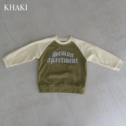 LOOPBACK RAGLAN LONG SLEEVE TOPS