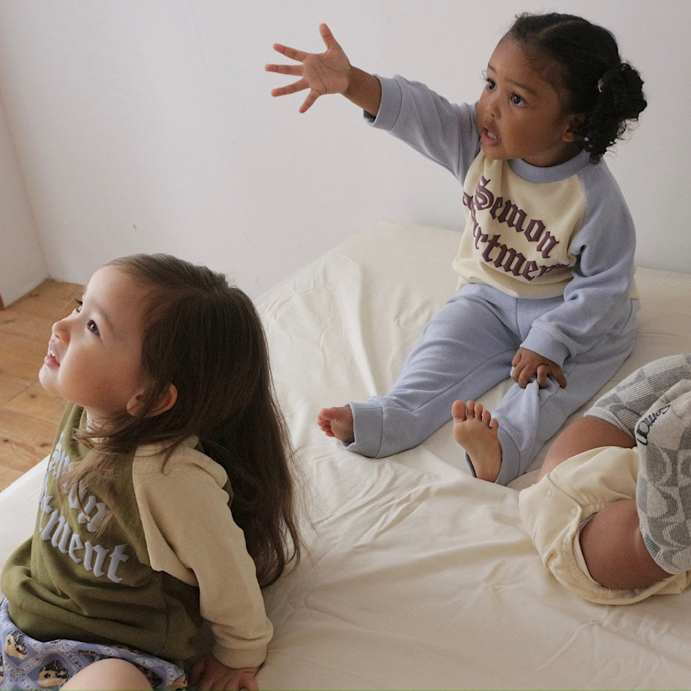 LOOPBACK RAGLAN LONG SLEEVE TOPS